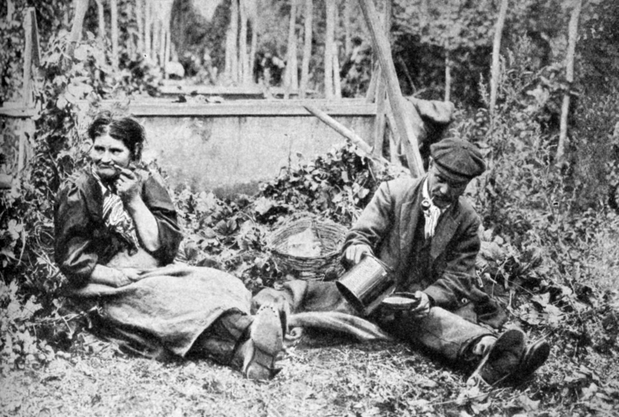 Sběrači chmele, Kentish chmel Fields, c1922 od Unbekannt