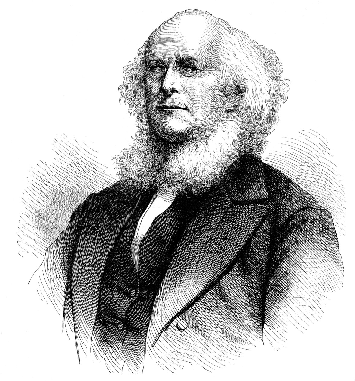 Horace Greeley, americký redaktor novin, politik a reformátor, c1880 od Unbekannt