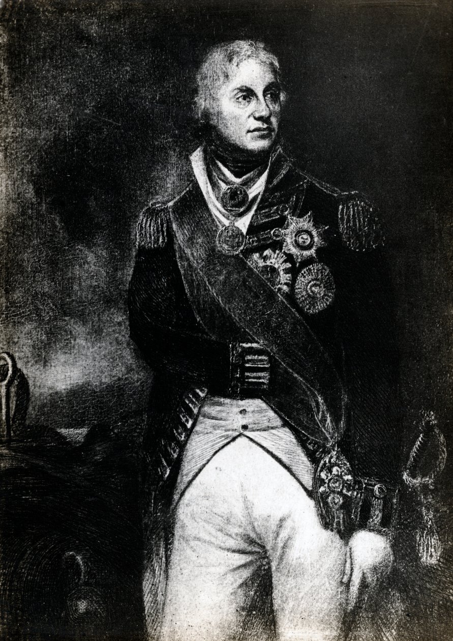 Horatio Nelson, 1. vikomt Nelson, anglický námořní velitel, 19. století od Unbekannt
