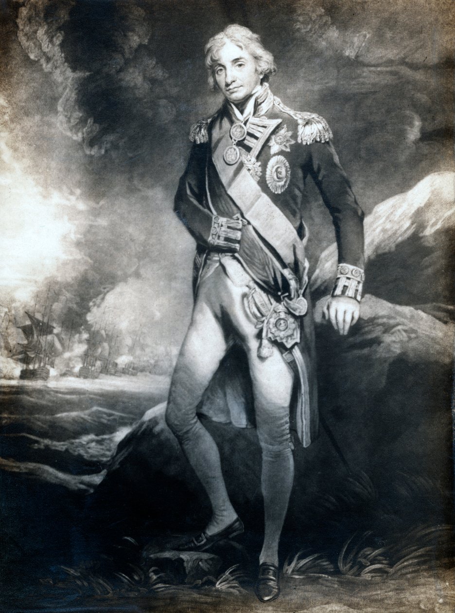 Horatio Nelson, 1. vikomt Nelson, anglický námořní velitel, 19. století od Unbekannt