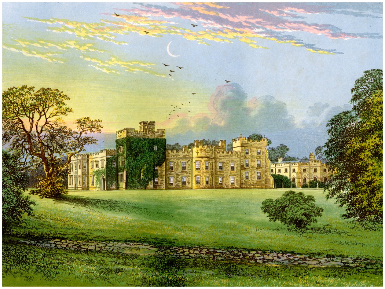 Hornby Castle, Yorkshire, domov vévody z Leedsu, c1880. od Unbekannt