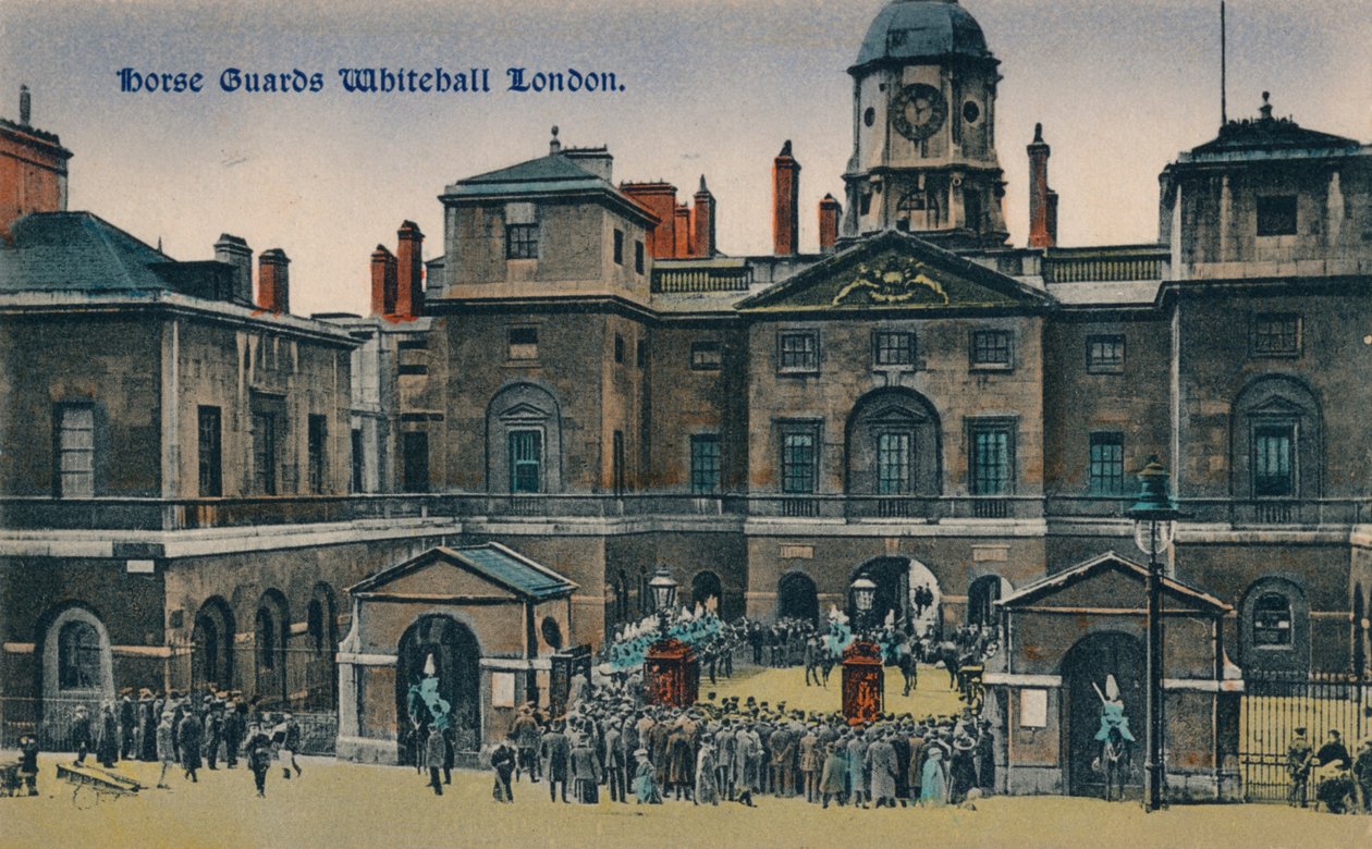 Horse Guards Whitehall Londýn, c1910. od Unbekannt