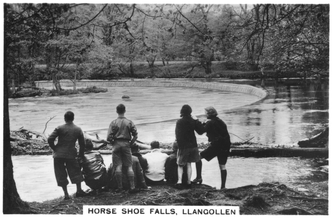 Horse Shoe Falls, Llangollen, 1937 od Unbekannt