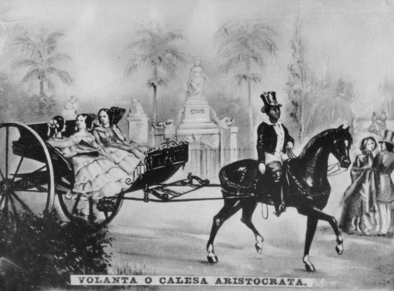 Kůň a kočár aristokracie, c1910 od Unbekannt