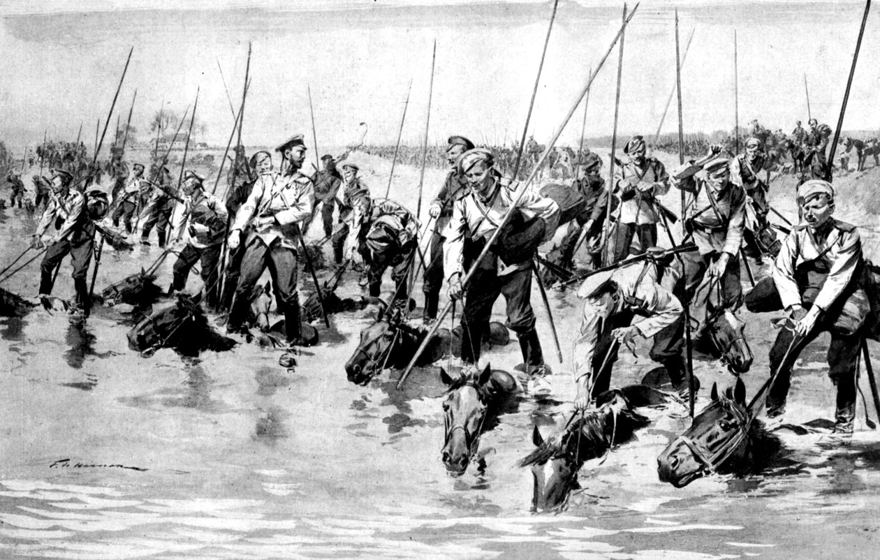Jezdectví kozáků, první světová válka, 1914 od Unbekannt