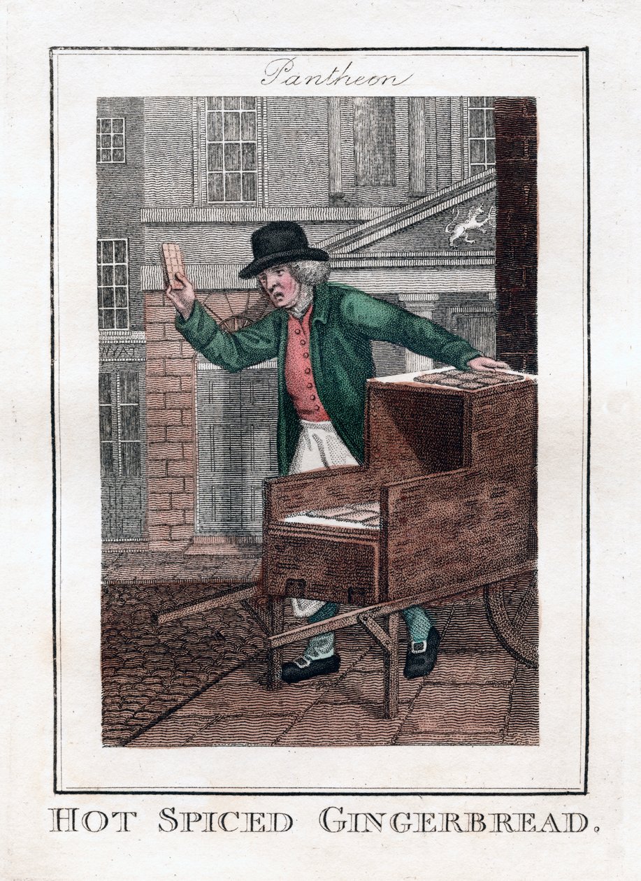 Hot Spiced Gingerbread, Pantheon, Londýn, 1806 od Unbekannt