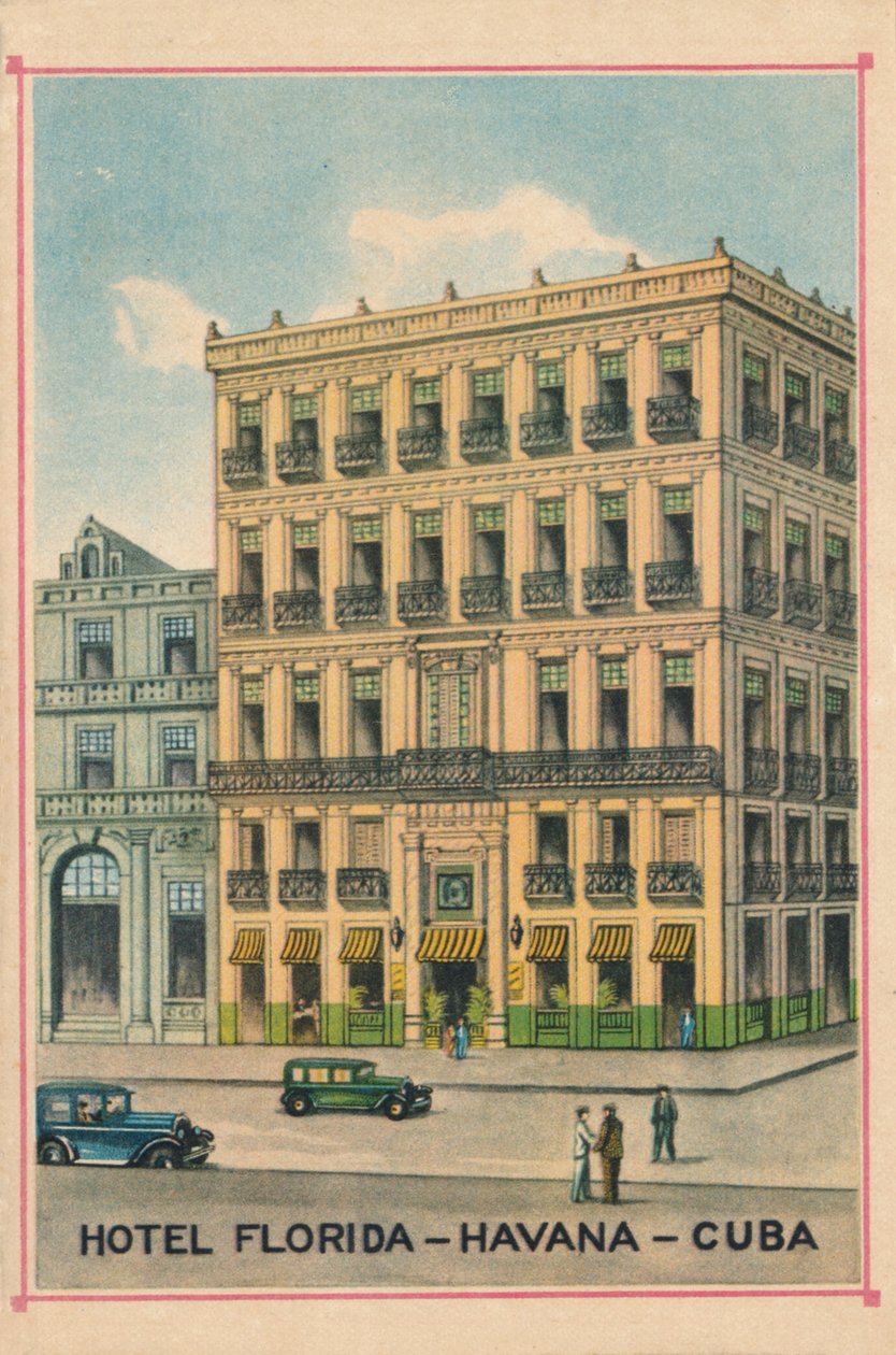 Hotel Florida - Havana - Kuba, c1910 od Unbekannt