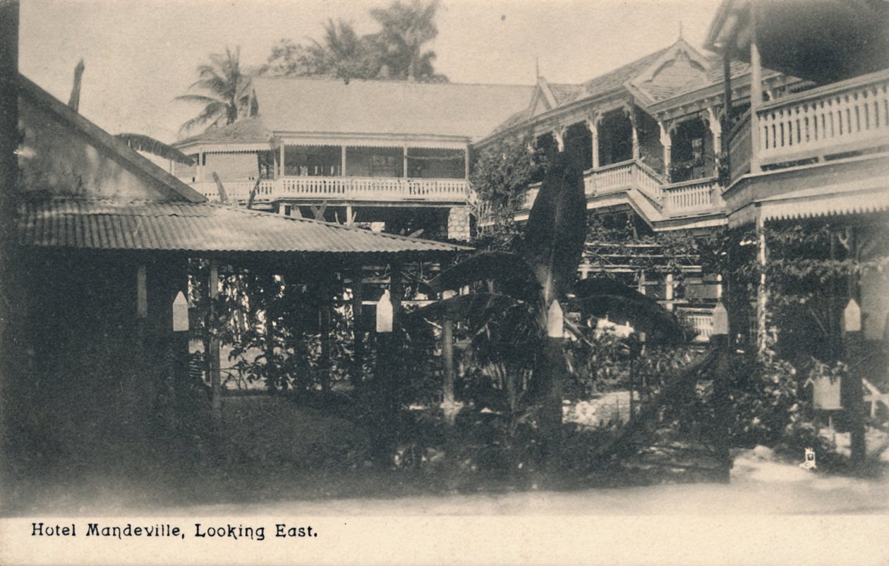 Hotel Mandeville, Pohled na východ, Jamajka, c1913. od Unbekannt