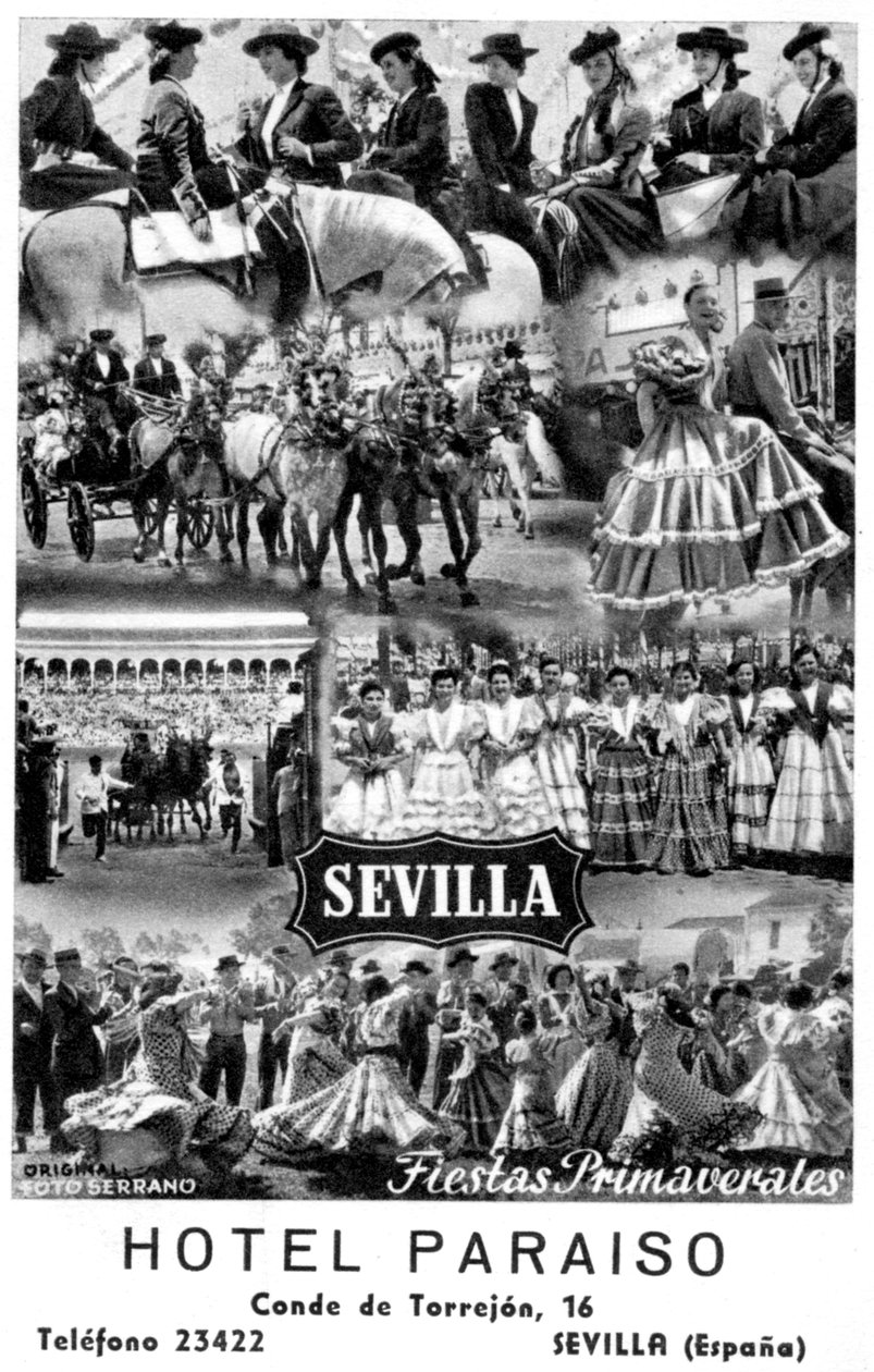 Hotel Paraiso, Sevilla, Španělsko, 20. století od Unbekannt