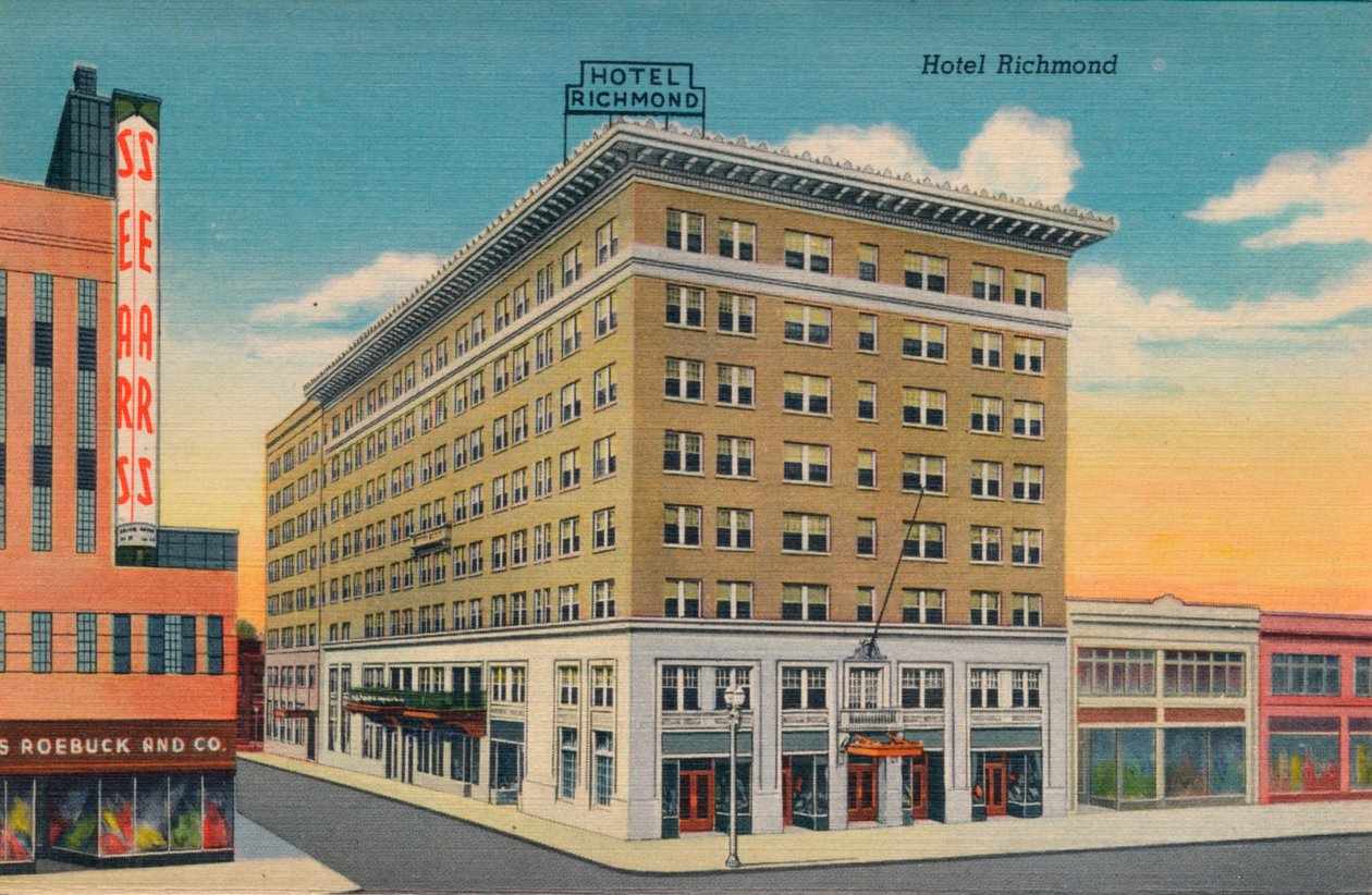 Hotel Richmond, Augusta, Georgia, 1943 od Unbekannt