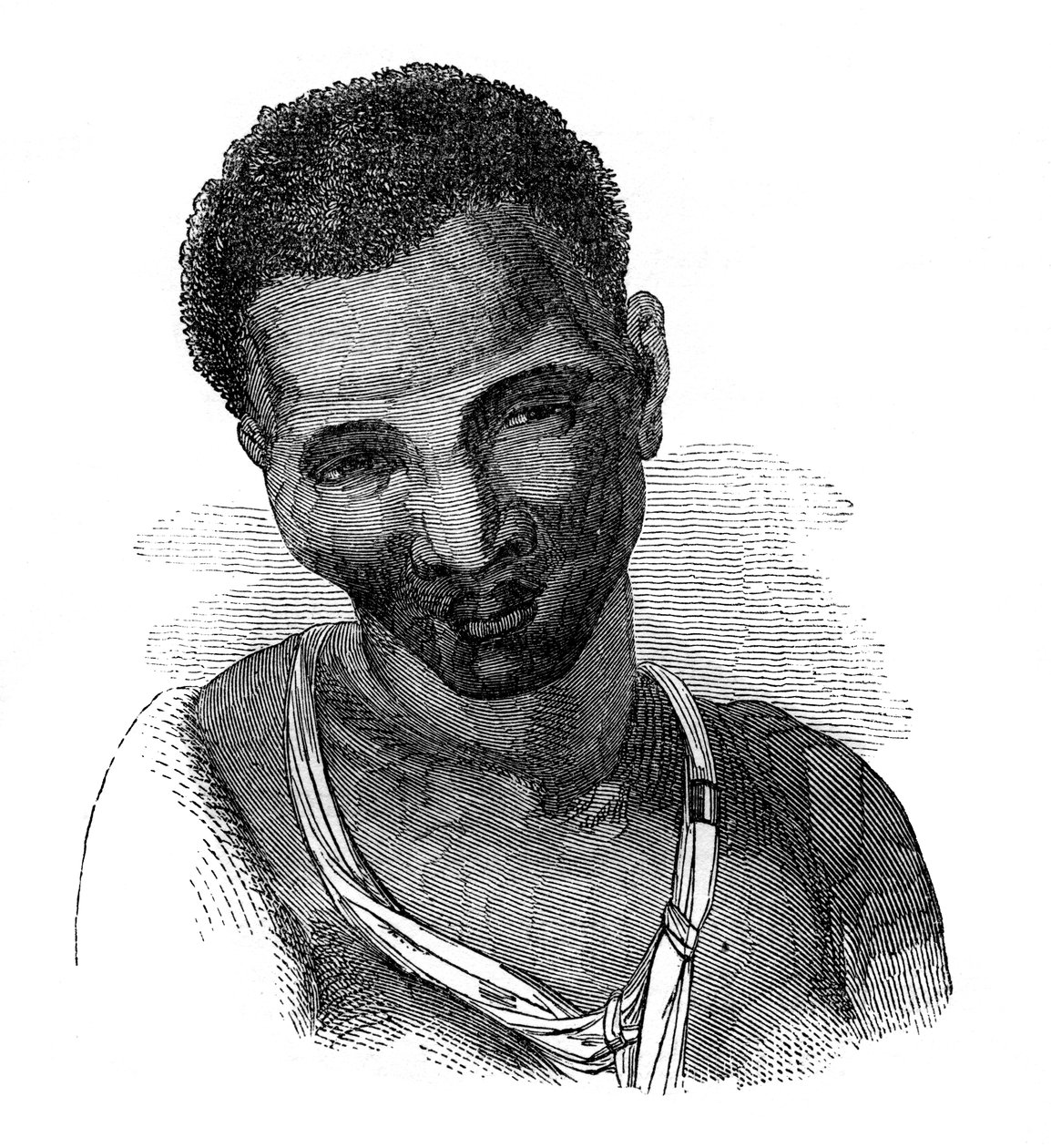 Hotentotská žena, 1848 od Unbekannt