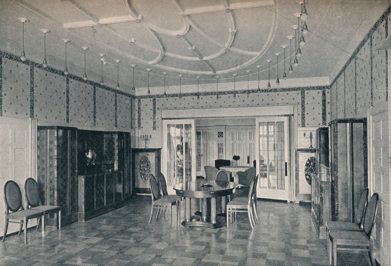 Dům u Bielefeldu, jídelna, c1912 od Unbekannt