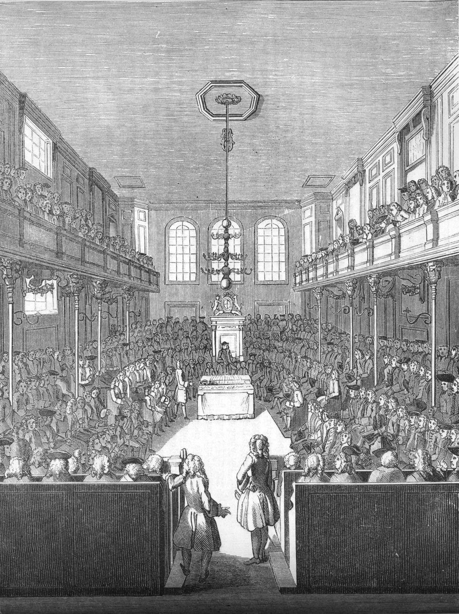 Dolní sněmovna v době Jiřího II, 1845 od Unbekannt