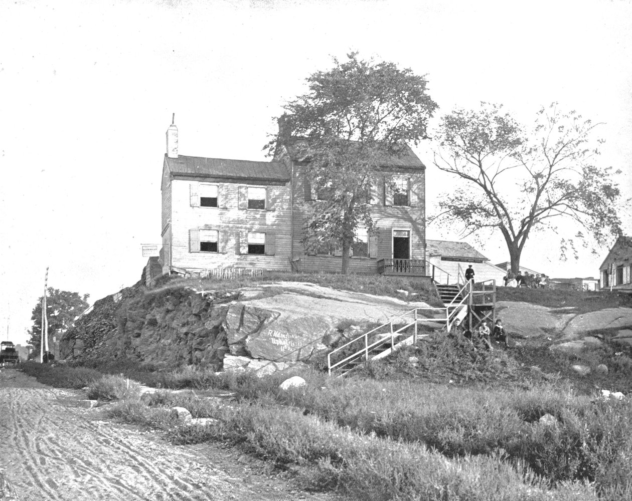 Dům Edgara Allena Poea, Ravenswood, Long Island, stát New York, USA, c1900. od Unbekannt