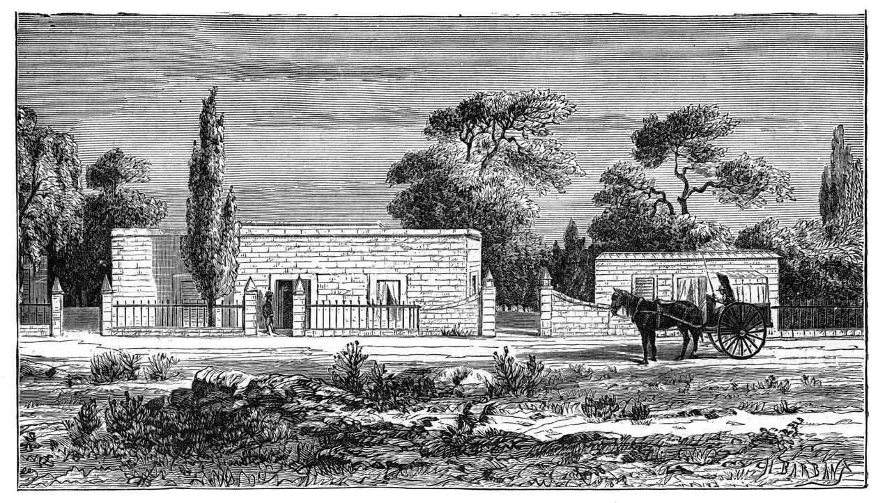 Dům bohatých Búrů, Jižní Afrika, c1890 od Unbekannt