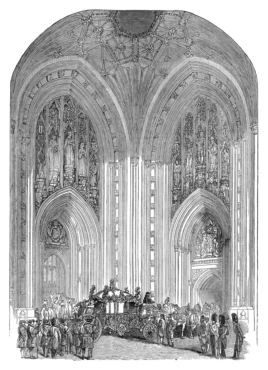 Houses of Parliament, Grand Entrance, Westminster, Londýn, konec 19. století od Unbekannt