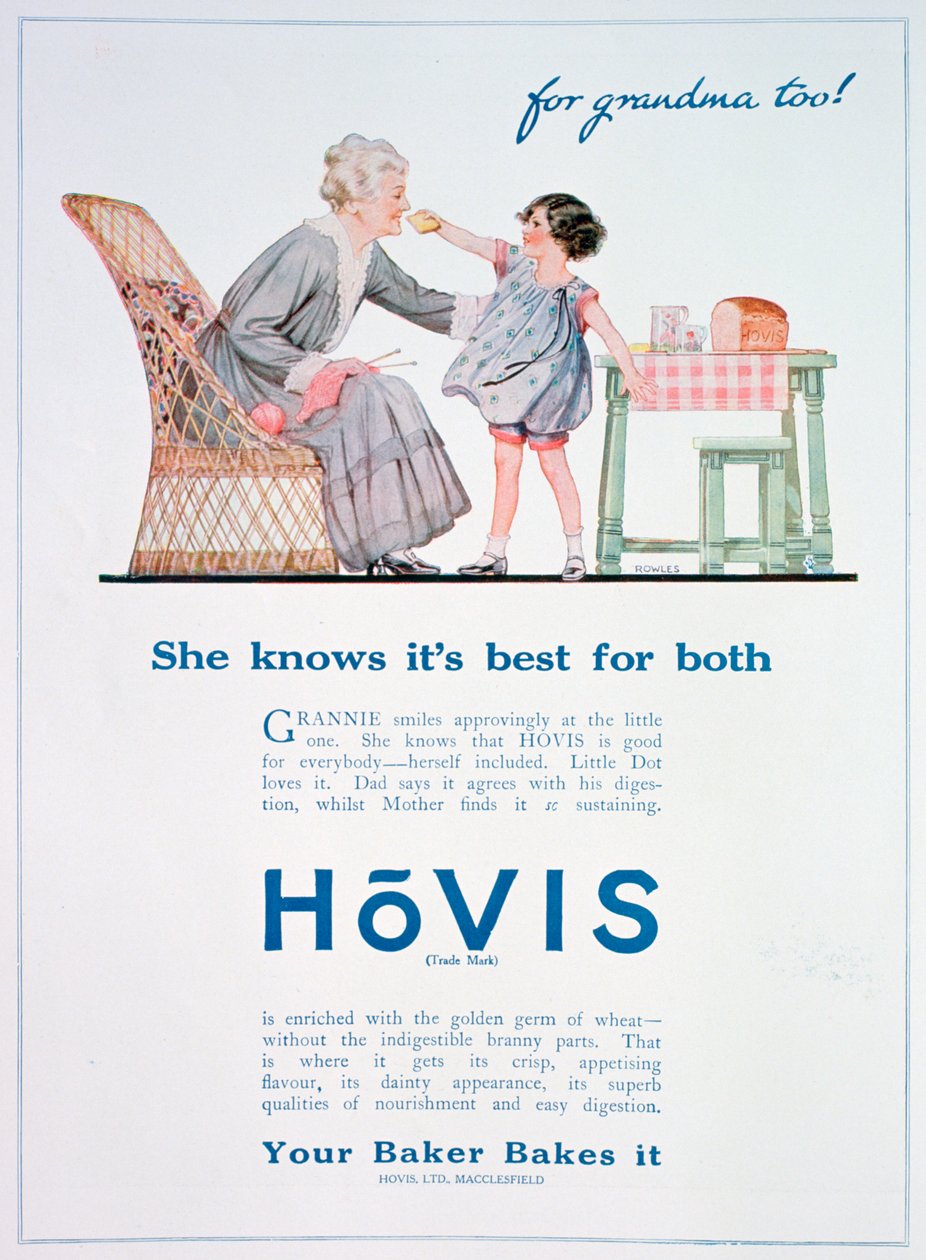 Reklama na chléb Hovis, 1923 od Unbekannt