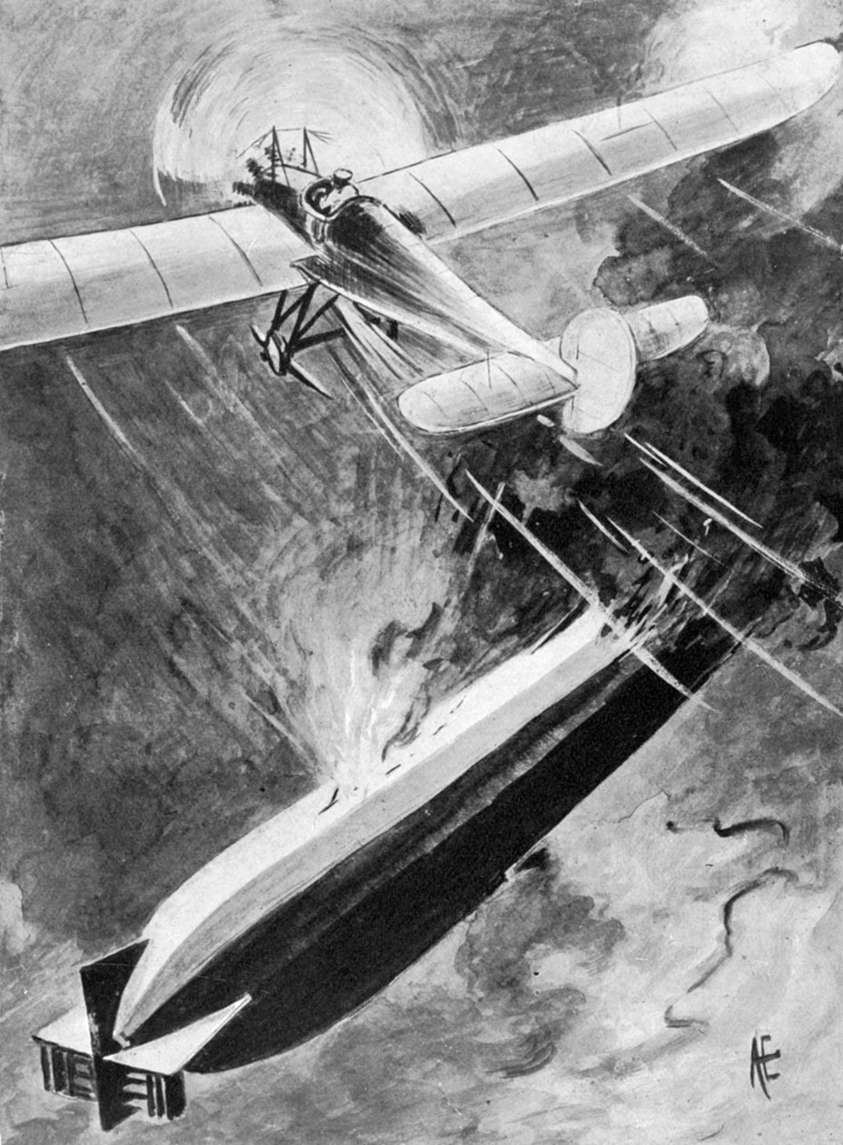 Jak podporučík Warneford vyhrál svůj VC, 7. června 1915, 1920 od Unbekannt