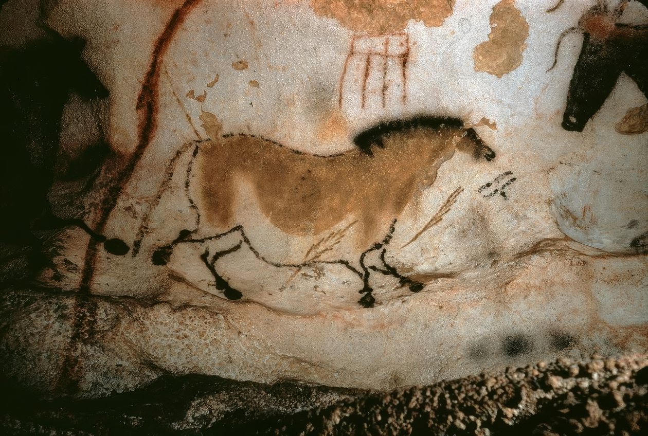 Jeskynní malba v Lascaux, Francie od Unbekannt