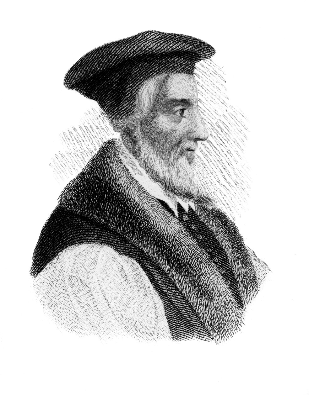 Hugh Latimer, protestantský mučedník, c1850 od Unbekannt