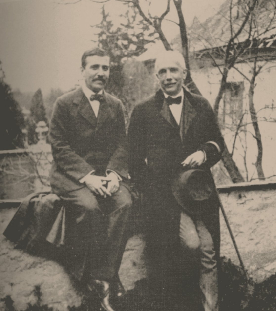 Hugo von Hofmannsthal 1874-1929 a Richard Strauss 1864-1949, 1912. od Unbekannt