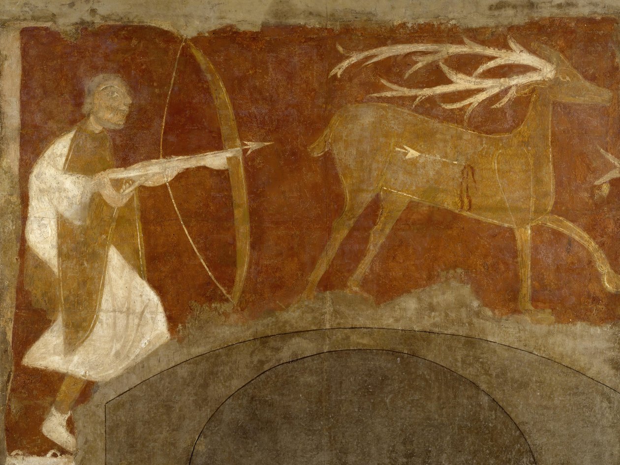 Lovecká scéna, první polovina 12. století možná 1129-34. od Unbekannt