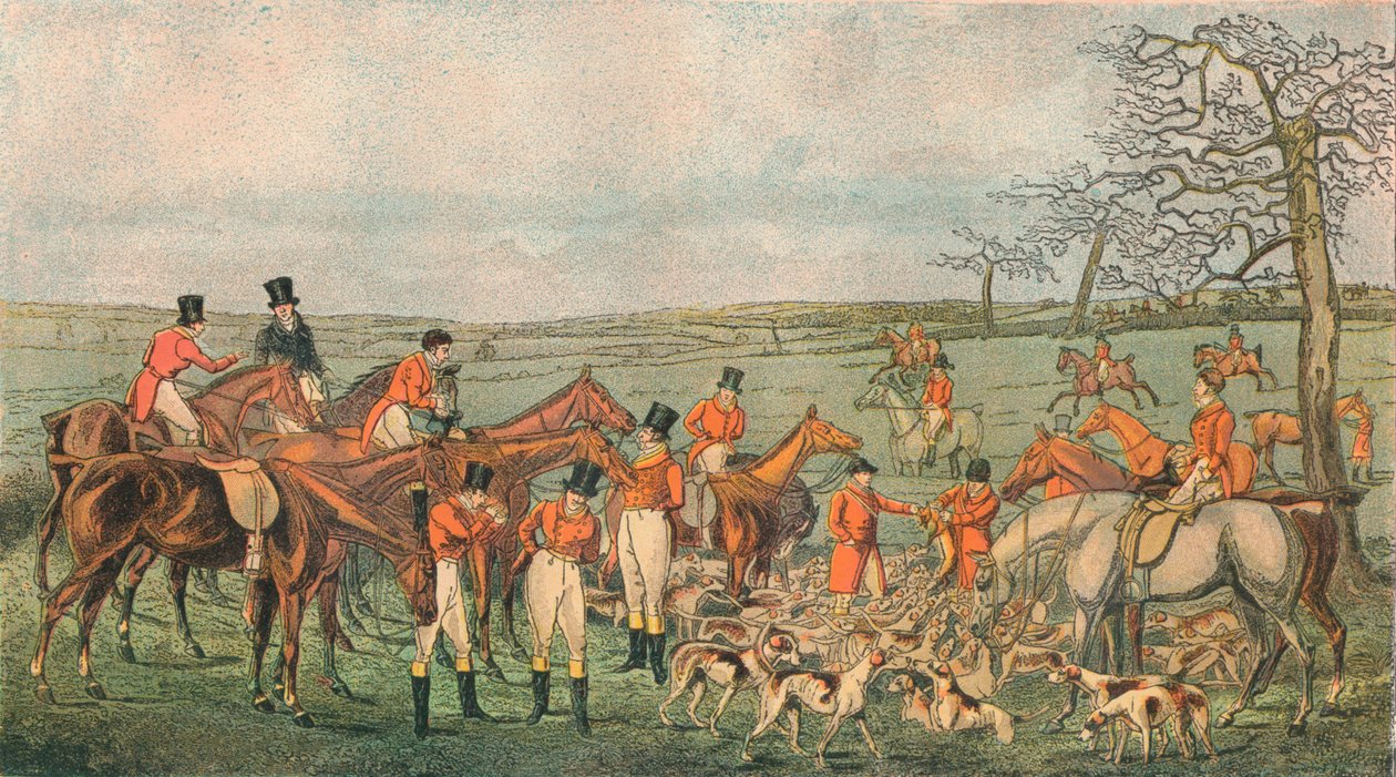Lov v Leicestershire, 1827 - In At The Death, 1890. od Unbekannt