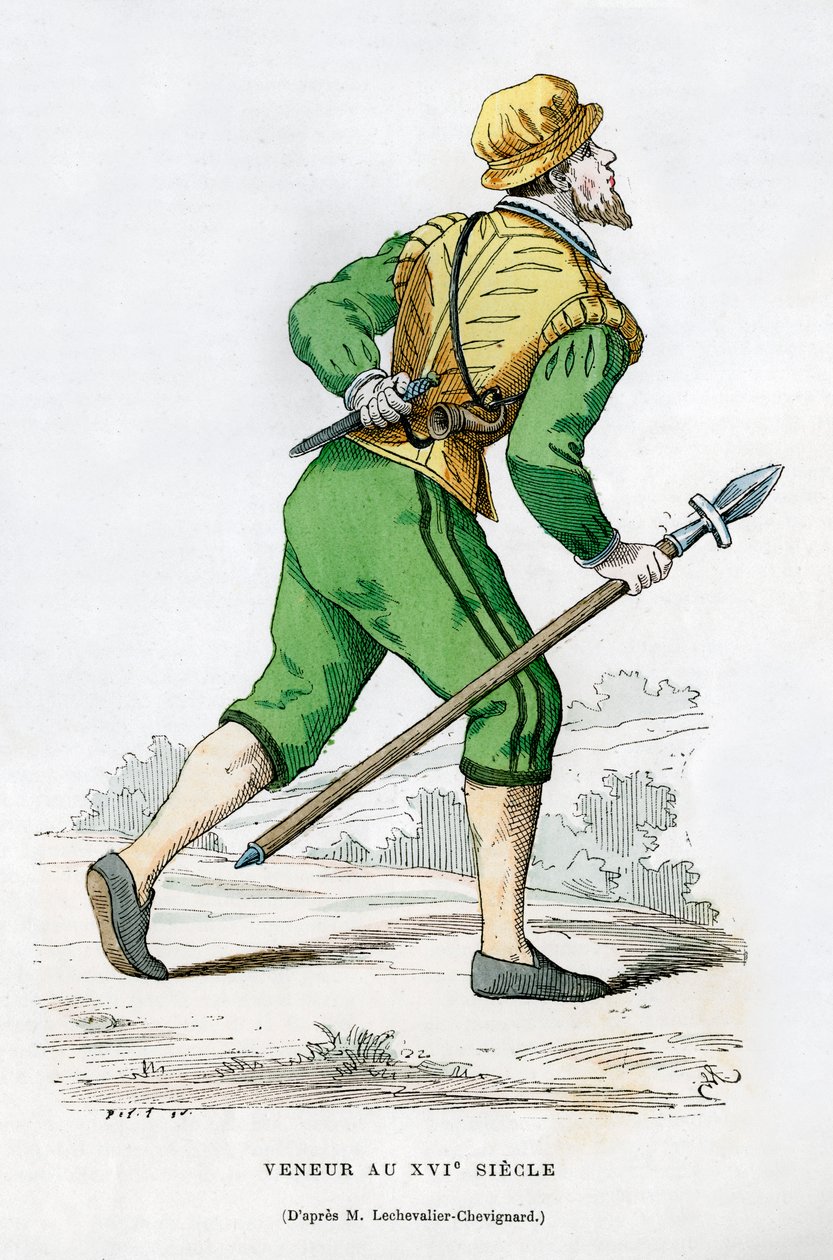 Myslivec, 16. století 1882-1884 od Unbekannt