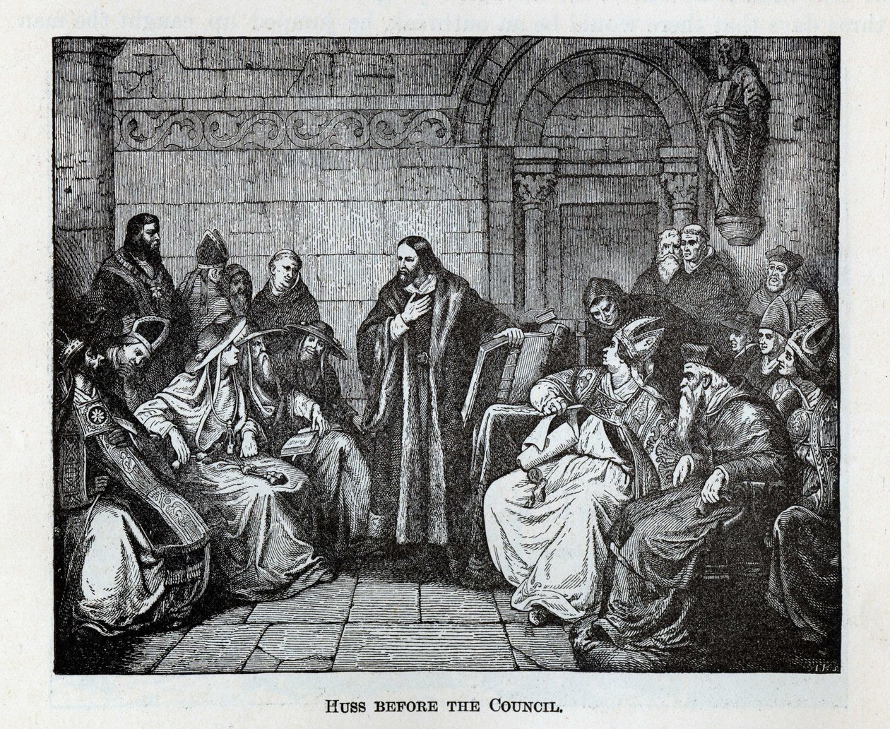 Hus před koncilem, 1882 od Unbekannt