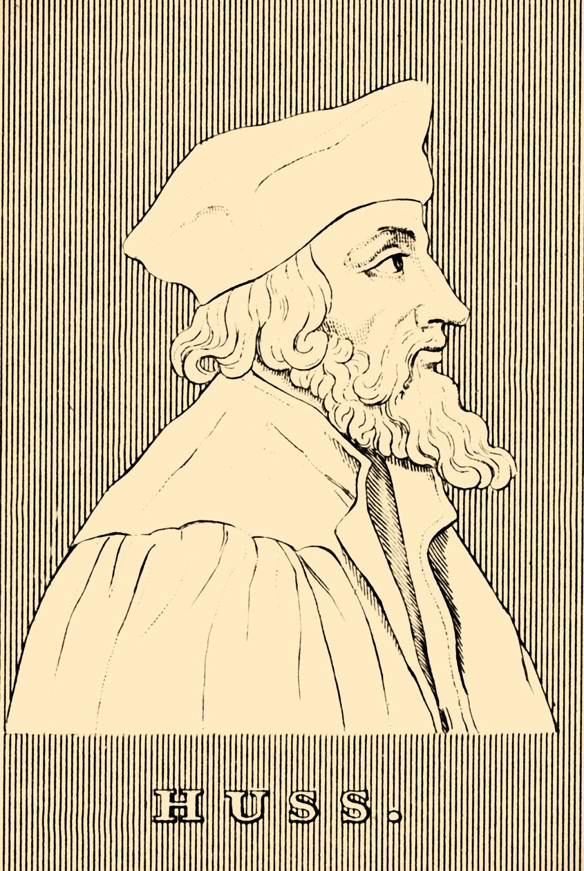 Hus, c1369-1415, 1830. od Unbekannt