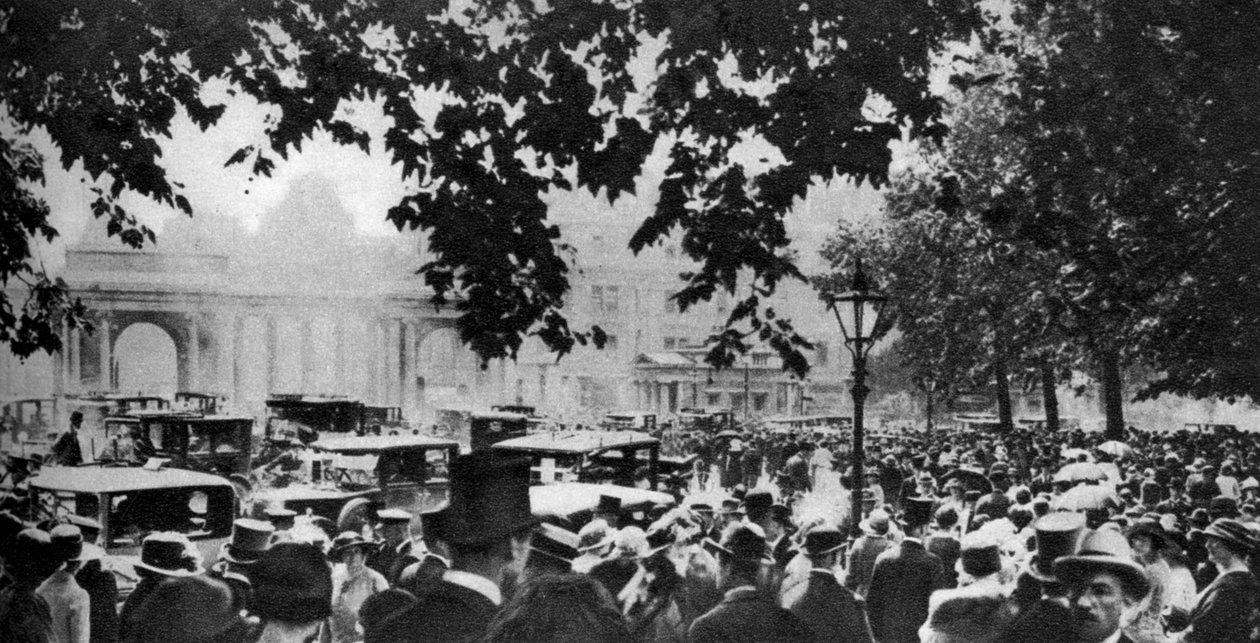 Hyde Park za krásné ascotské neděle, Londýn, 1926-1927 od Unbekannt