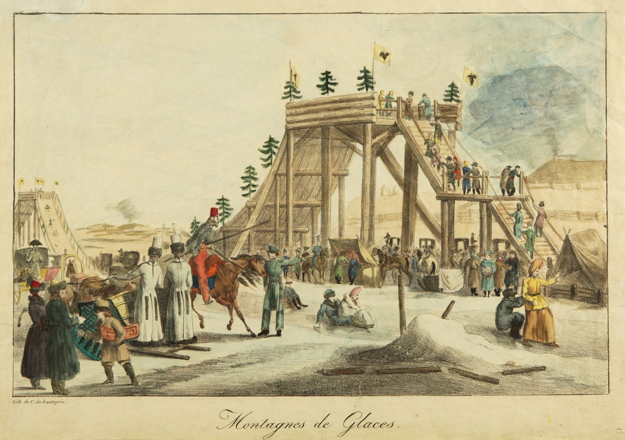 Ledové hory, asi 1814 od Unbekannt