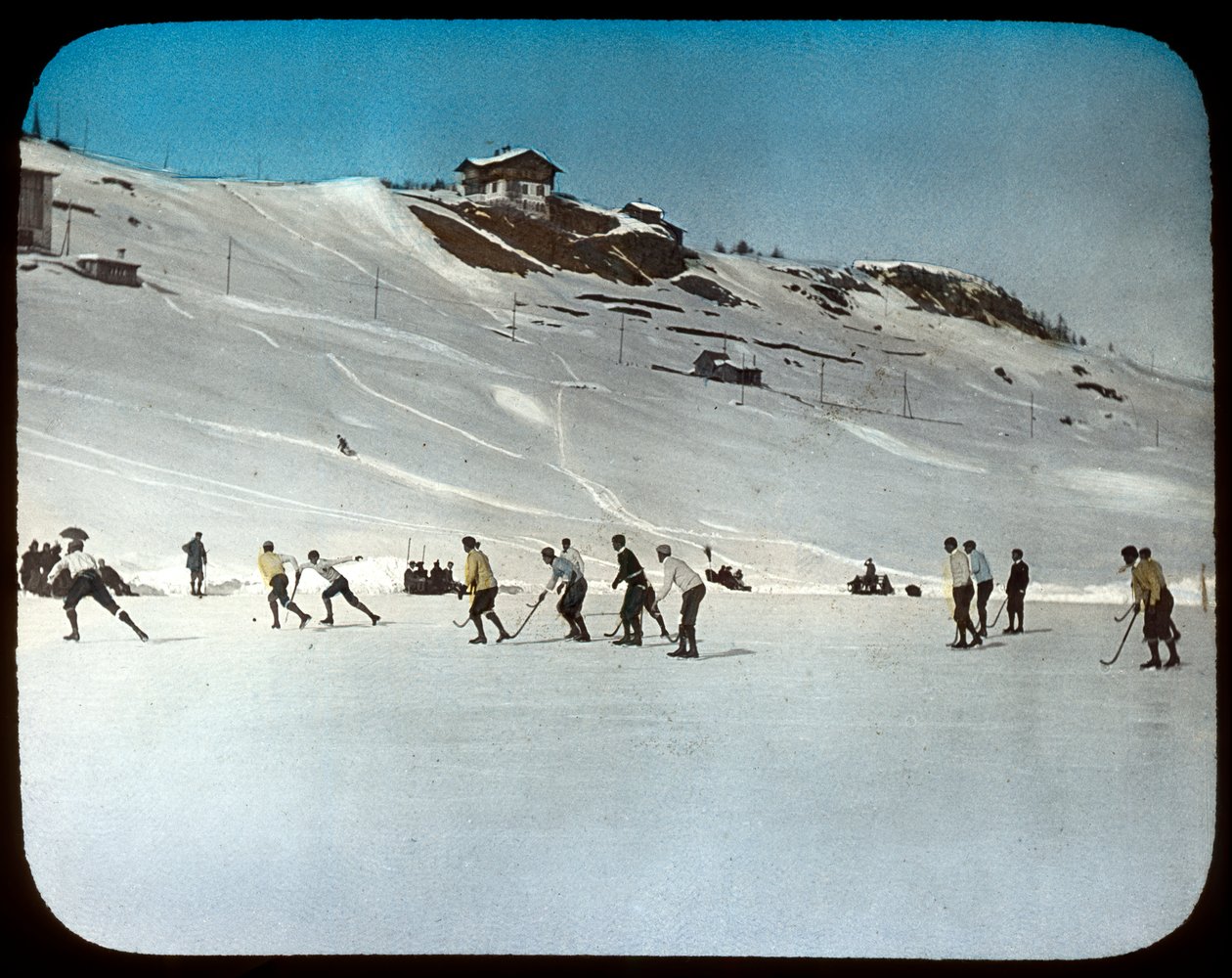 Lední hokej, St Moritz, Švýcarsko od Unbekannt