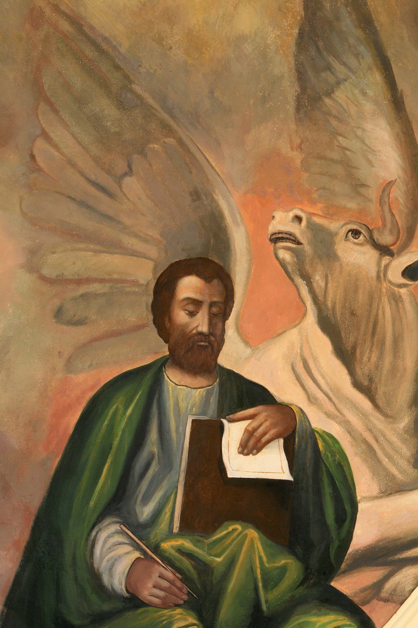 Ikona v klášteře Aghiou Pavlou na hoře Athos Saint Luke Grece od Unbekannt