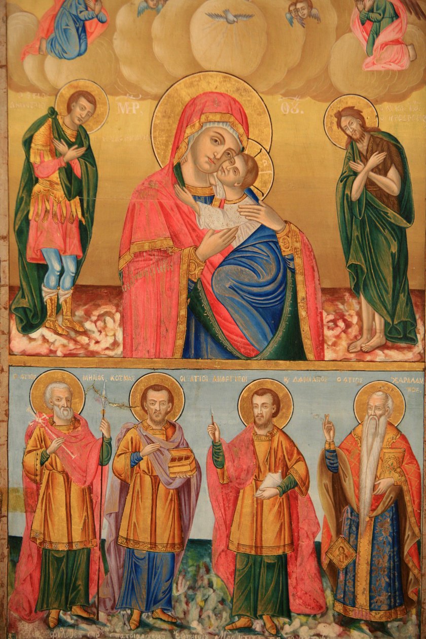 Ikona v pravoslavné církvi Saint Dimitrios Thessaloniki Řecko od Unbekannt