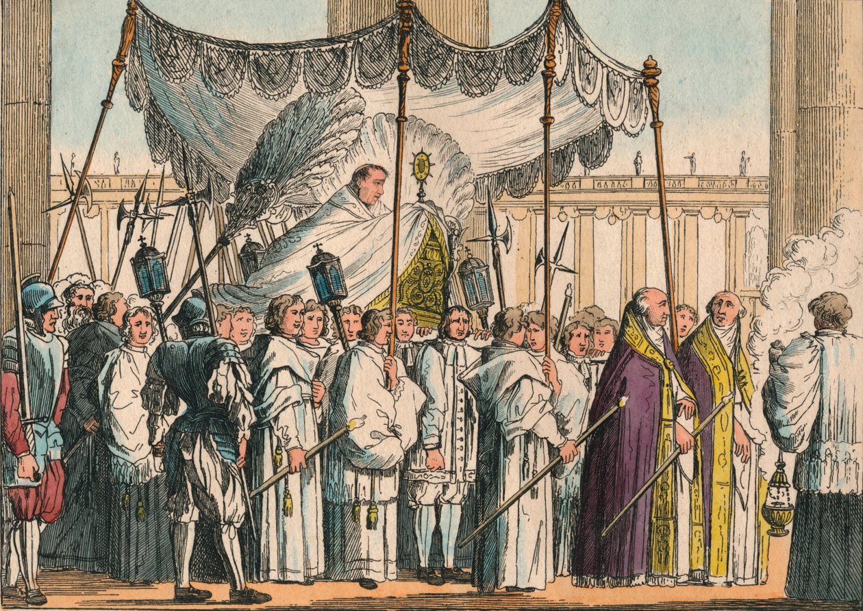 Nejvyšší papež Lev XII., c1824. od Unbekannt