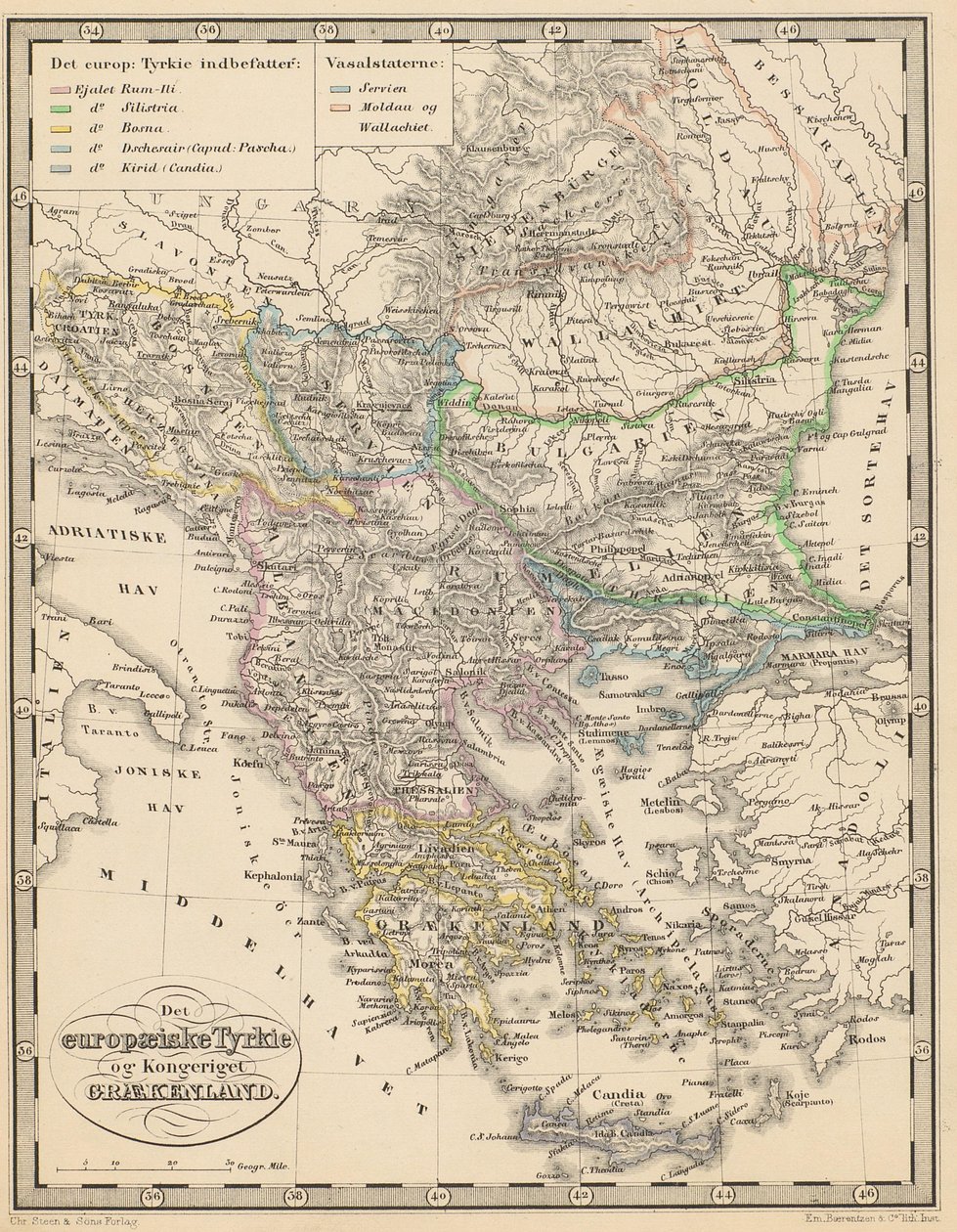 Ilustrace převzata z knihy Atlas všech částí Země od neznámého autora a vydané nakladatelstvím Chr. Steen & Søn (Copenhagen, 1857) od Unbekannt