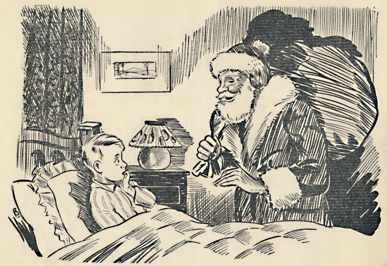 Ilustrace z Mystifikace Santa Clause, 1936. od Unbekannt