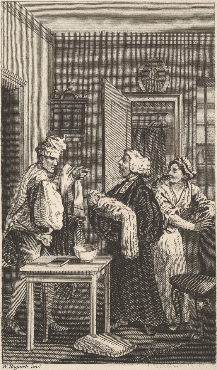 Ilustrace k Tristramu Shandymu, svazek 4, 19. století. od Unbekannt
