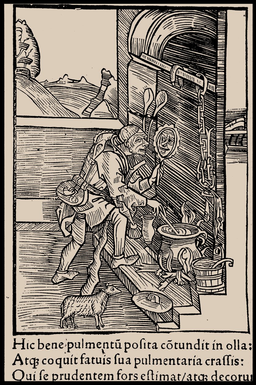 Ilustrace ke knize Ship of Fools od Sebastiana Branta, 1497. od Unbekannt