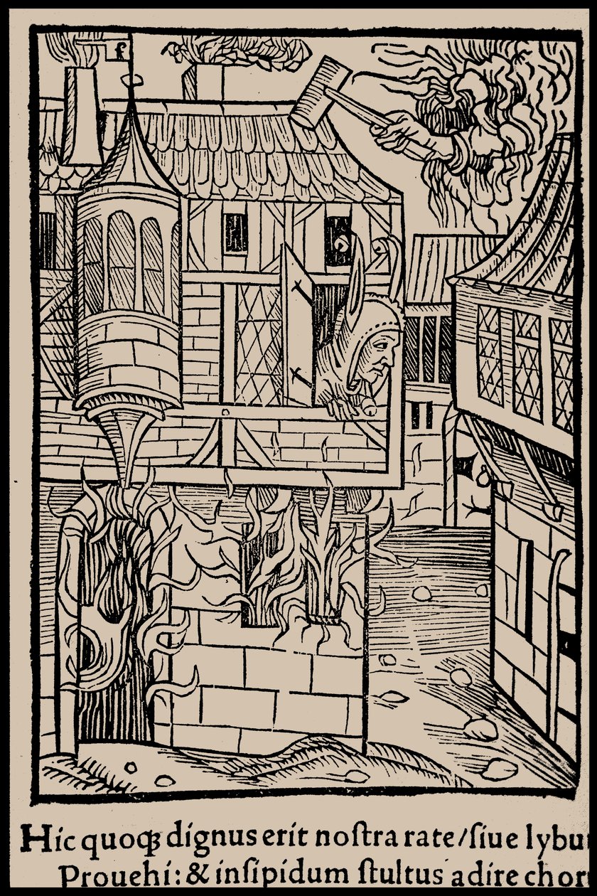 Ilustrace ke knize Ship of Fools od Sebastiana Branta, 1497. od Unbekannt