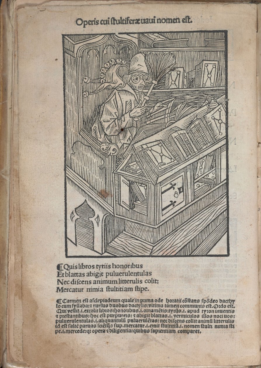 Ilustrace ke knize Ship of Fools od Sebastiana Branta, 1513. od Unbekannt