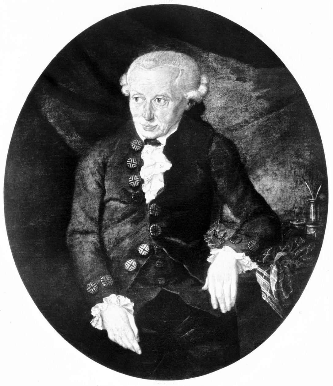 Immanuel Kant, německý filozof, konec 18. století od Unbekannt