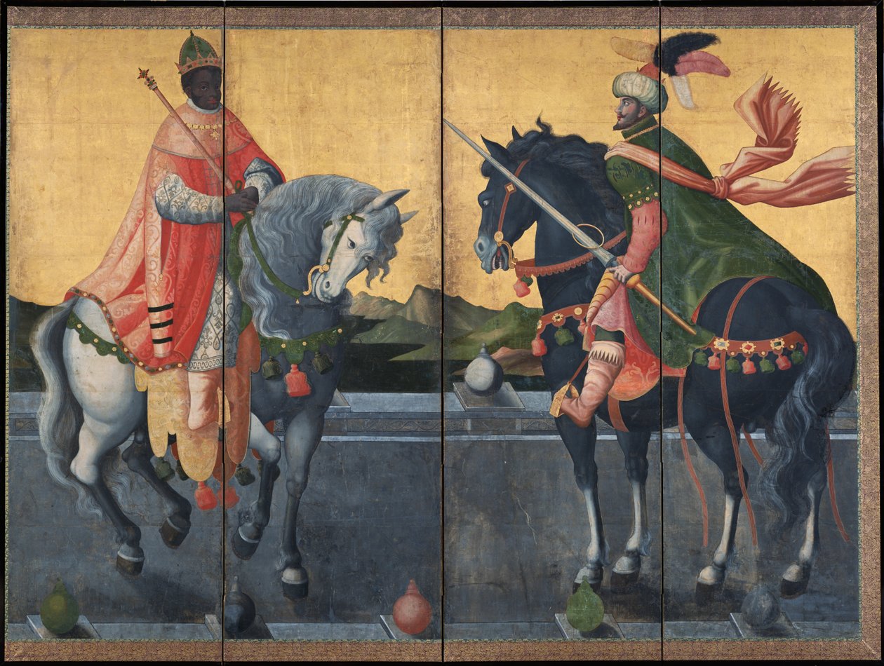 Důležitá kulturní památka Western Kings on Horseback od Unbekannt