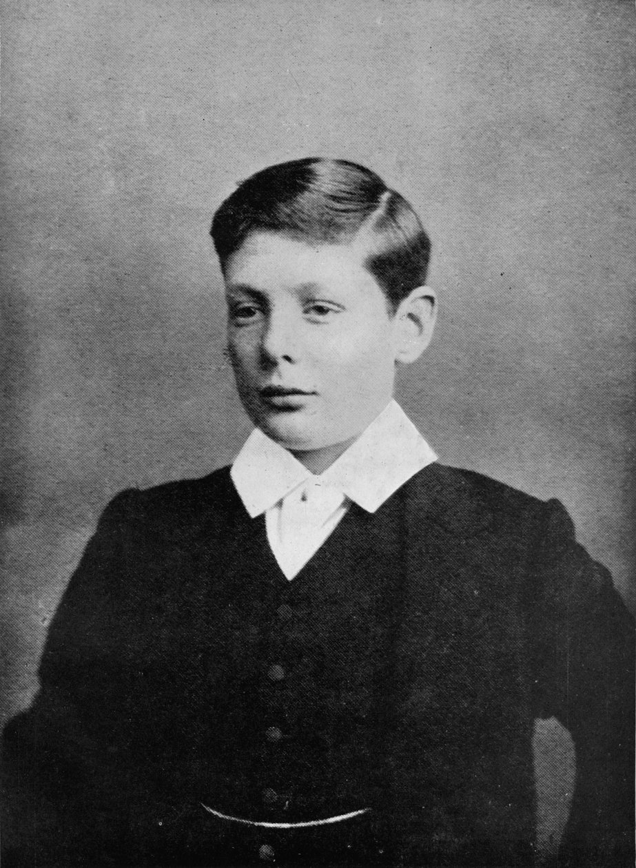 V roce 1888 šel Winston S. Churchill do Harrow, c1888, 1945 od Unbekannt
