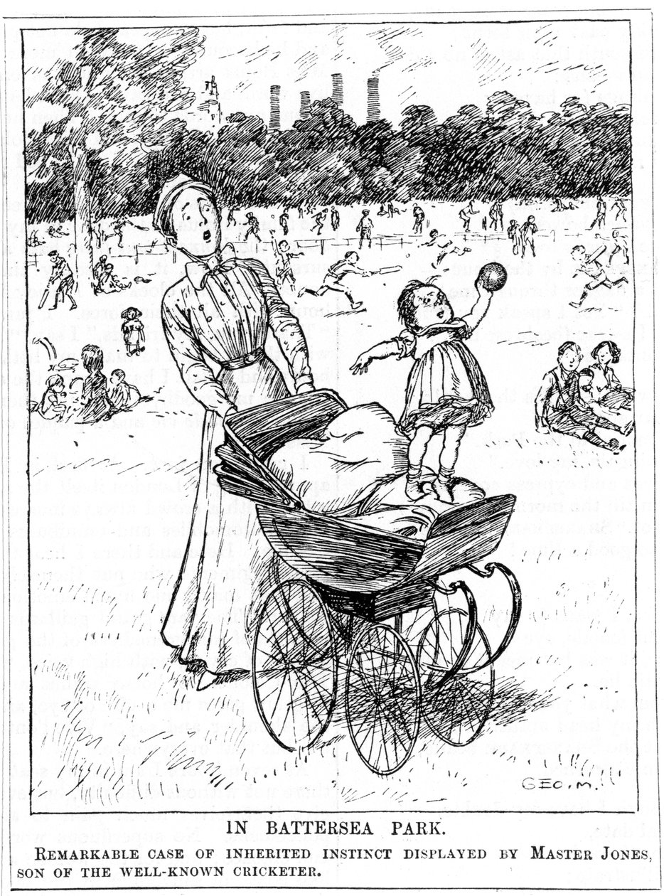 V parku Battersea, 1911 od Unbekannt
