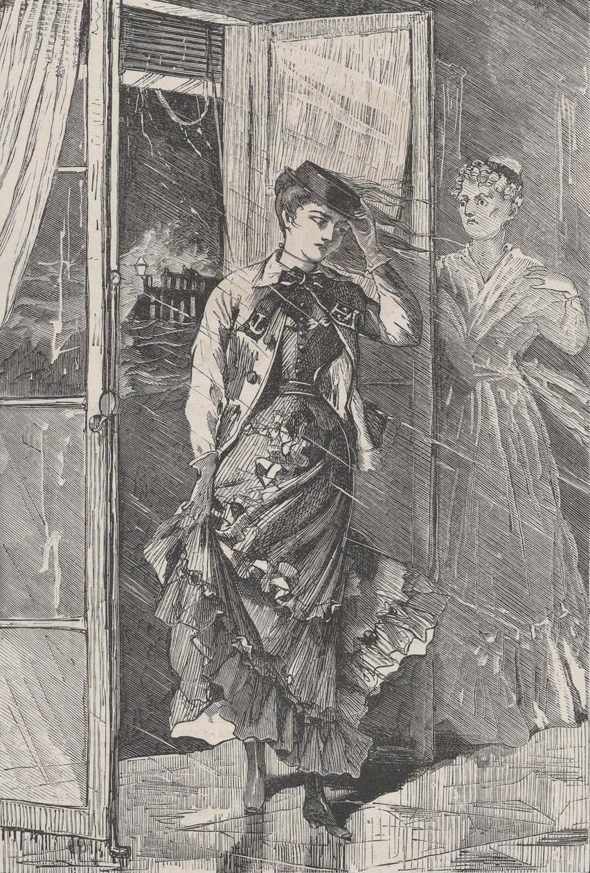 In Came a Storm of Wind, Rain and Spray - a Portia The Galaxy, An Illustrated ..., prosinec 1869. od Unbekannt