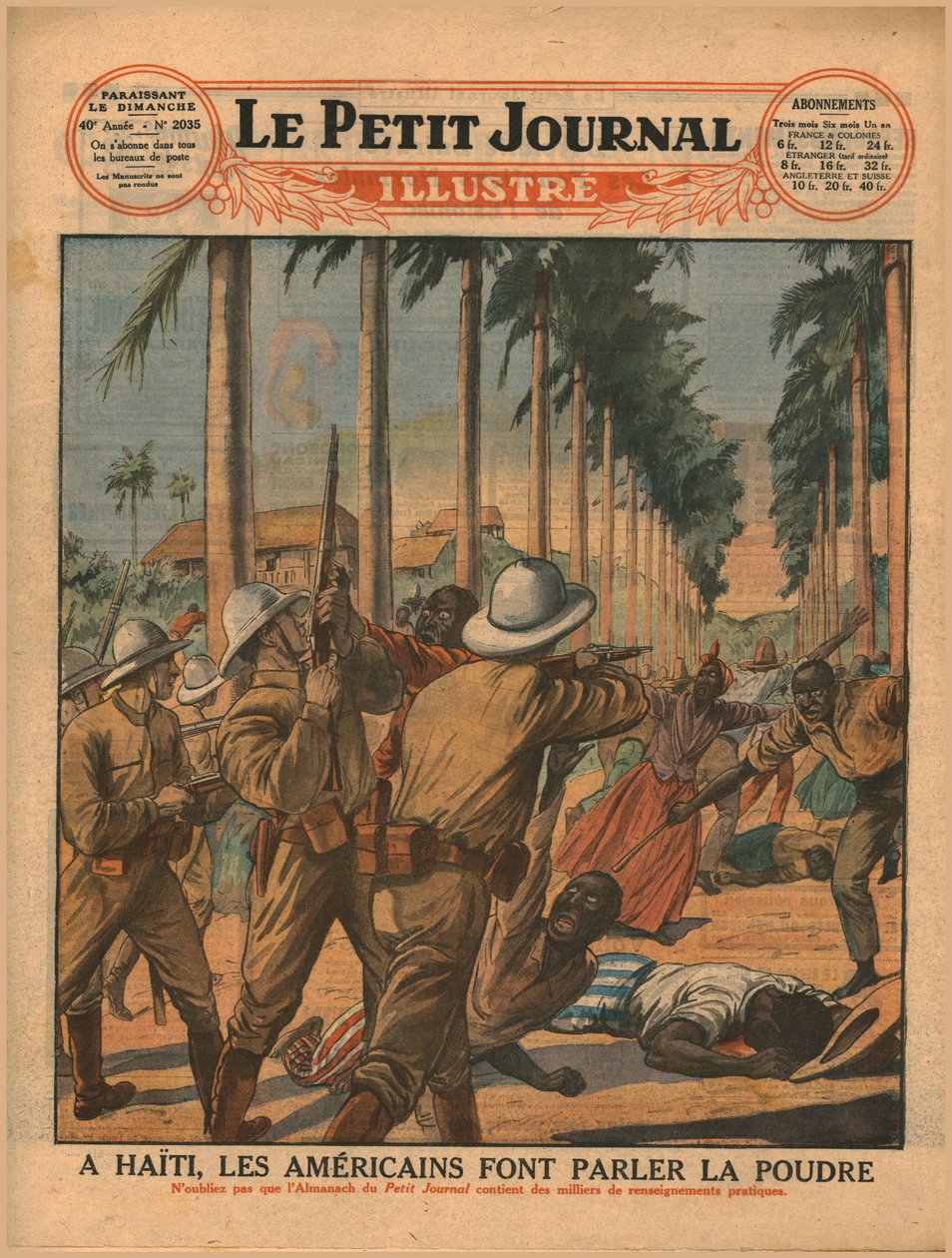 Na Haiti nechali Američané mluvit střelný prach, 1929. od Unbekannt