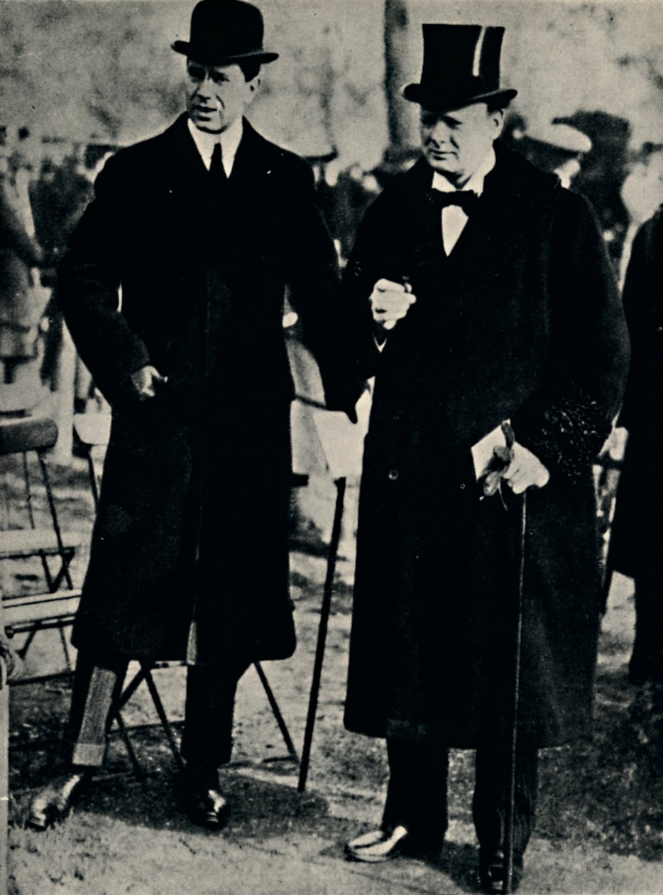 V Hyde Parku s korunním princem Švédska, 1917, 1945. od Unbekannt