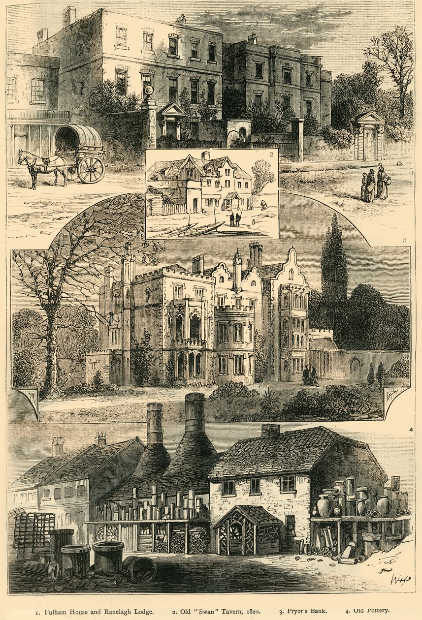 Dovnitř a ven o Fulhamu, c1878. od Unbekannt